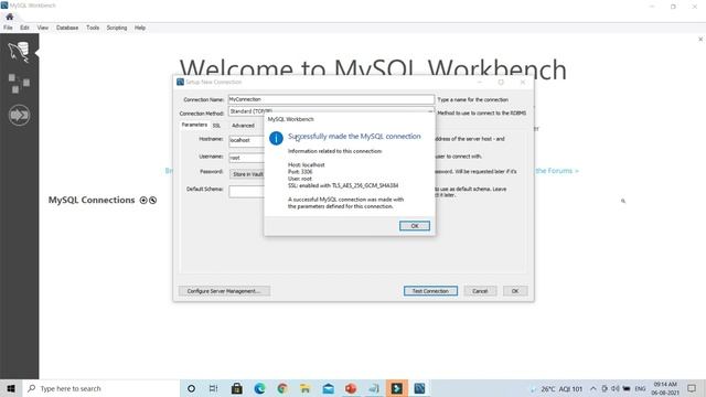 How to create database connection in MySQL Workbench ? | MySQL Server with MySQL Workbench ?