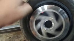 Установка тормозного диска на колесо от гироскутера