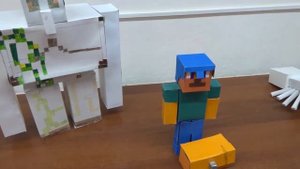Майн крафт   -  поделки из картона