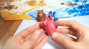 Все залипаки из коллекции Лесные Животные из легкого пластилина Hey Clay/Видео лепка