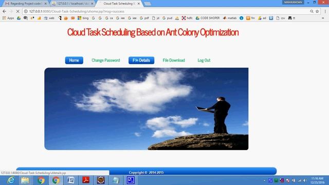 Cloud Task Scheduling Based on Ant Colony in Java