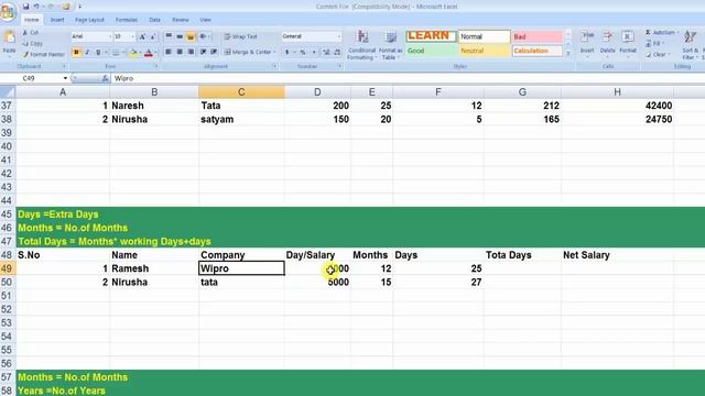 Complete Ms Excel Tutorial In Telugu | Ms Excel In Telugu - Complete Video Tutorial |LEARN COMPUTER