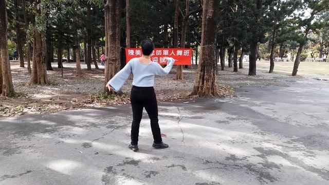 相遇那麼美（倫巴）背面～台南公園單人舞班 編舞者：彭梅芳老師 смотреть онлайн