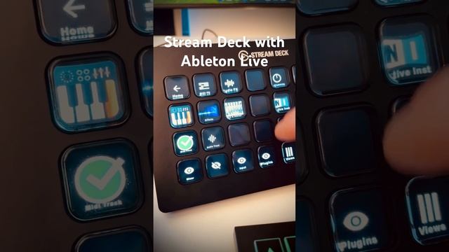 This is how I use Stream Deck with Ableton Live. #abletonlive #streamdeck #streamdeckxl #makingmusi