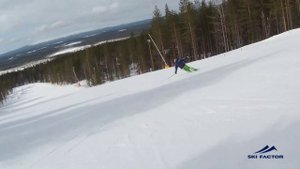 Горные лыжи. Карвинг "long turn"-поворот длинного радиуса S