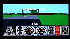 Hard Drivin' on Sega Megadrive / Genesis. Gameplay & Commentary