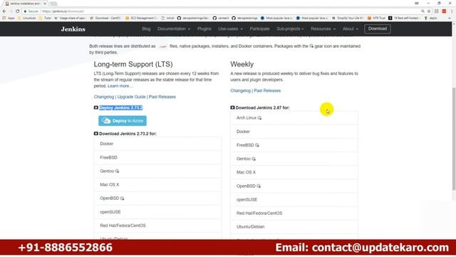 Install Jenkins On Linux +91 8886552866 смотреть онлайн