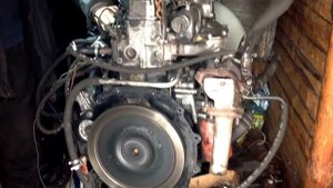 Пуск 4м40 с турбиной