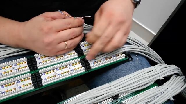 Расшиваем патч панель - ANBIK.RU смотреть онлайн