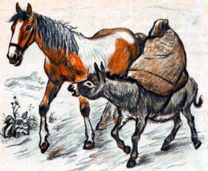 132. ИСТОРИЯ ПРО ОСЛА И ЛОШАДЕЙ. Леонид Тугутов (Лакшми Нараяна Дас). Ведические истории.