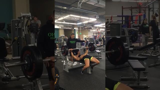 Ольга Грачёва курс на ПРОдвижение. Народный жим 72.5 на 18 тренер И. Заболотников.