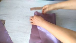 Идея сумки  "тоут" из образцов мебельного материала.