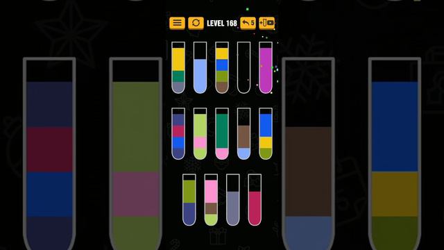 water sort puzzle Level 168 смотреть онлайн