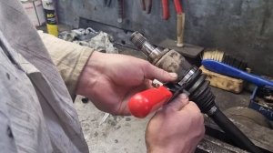 Установка ленточного хомута