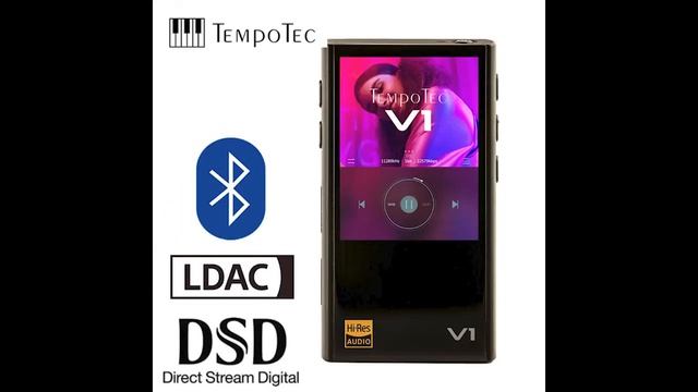 Цифровой портативный Hifi Mp3 плеер Tempotec V1 A музыкальный с Bluetooth