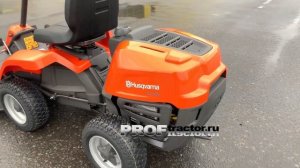 Обзор содового райдера Husqvarna R112C с гидростатической трансмиссией