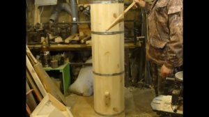 Изготовление колоды для пчел ч 2