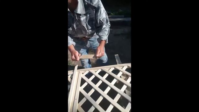 обрешетка для беседки