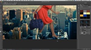 Photoshop: Perspective-Giant Girl