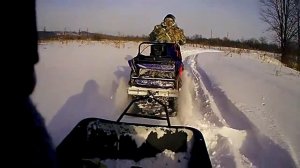 Мотобуксировщик Север.В принципе, неплохая техника, после доработок.