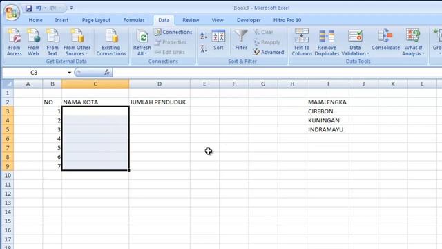 Cara Membuat Combobox Data Validasi pada Ms. Excel смотреть онлайн