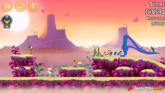 Angry Birds Jurassic Pork Level 36-9 Walkthrough 3 Star смотреть онлайн