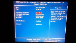 American Megatrends boot setup