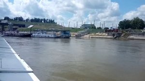Барнаул река Обь Речной вокзал