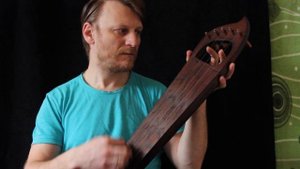 Лировидные гусли "Аделион", реконструкция 11 века. Gusli. Lyre. Psaltery.