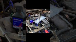 Supercharger oil change Subaru Sambar AMR300