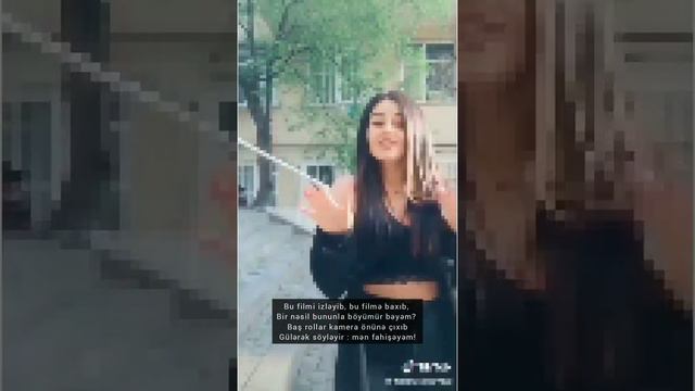 Tik-tok xanım Şeir Vulqar ifadələr var tiktok qadın qız gənc