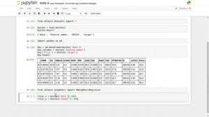 Machine Learning K Nearest Neighbour Regressor ScikitLearn on Boston house price Dataset  Part 5