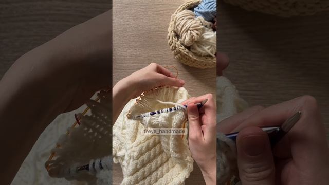 Леска круговых спиц намного длиннее, чем нужно? #вязание #knitting #shorts