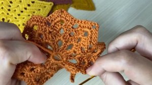 ?Осенние ЛИСТЬЯ крючком. Вяжем вместе. ?Декор своими руками.?