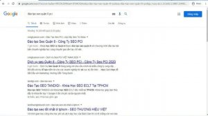 Đào Tạo Seo Quận 8 PCI GROUP VIỆT NAM