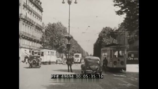 Кинохроника. Путешествие в Нормандию, Франция 1930-е. A trip to Normandy, France 1930s