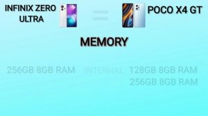 INFINIX ZERO ULTRA 5G VS POCO X4 GT specs comparison