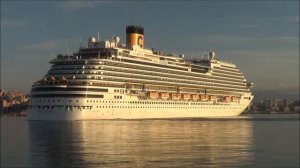 Costa Crociere - Costa Diadema arriva al Terminal Crociere Cagliari