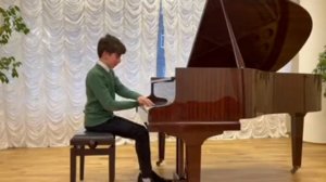 Етюд ор. 29 номер 18 А.Бертини , Токката Ю. Щуровский