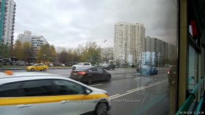 Автобус 717 метро Орехово - платф. Бирюлёво-Пассажирская // 28 октября 2018