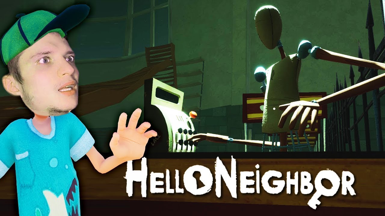 Hello neighbor мини игра магазин #3. Как достать соседа, когда он находится у себя дома.
