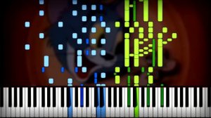 Tom and Jerry - Intro 【Opening, OST, Theme Song】 Piano Tutorial (Sheet Music + midi) Synthesia cove