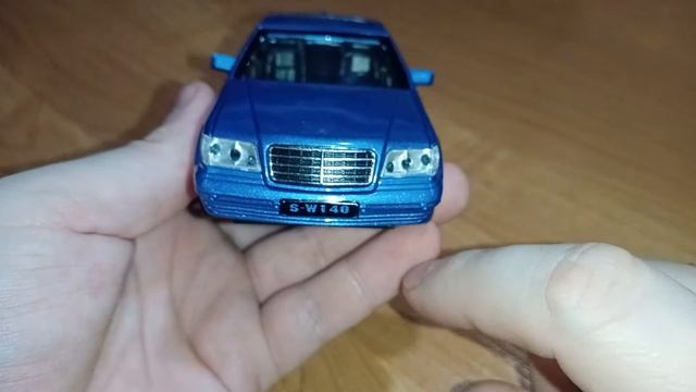 Mercedes-Benz S-Class W140. Обзор масштабной модели.mp4 смотреть онлайн