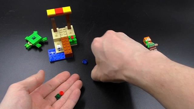 LEGO MineCraft 30432 The Turtle Beach Лего Маинкрафт 30432 смотреть онлайн