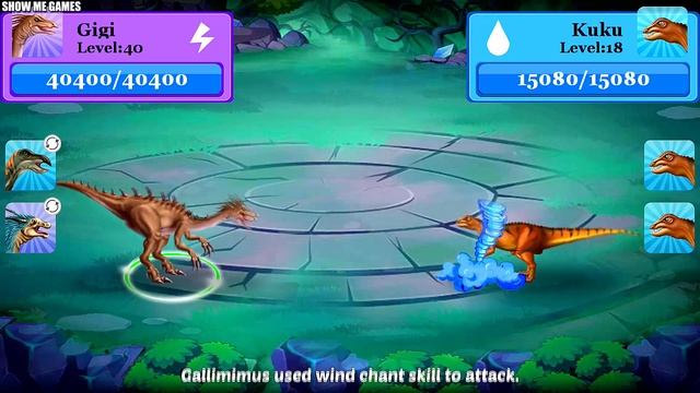 Dino Battle #2 - 28 Battles - 9 Dinosaurs - Full Game Play смотреть онлайн