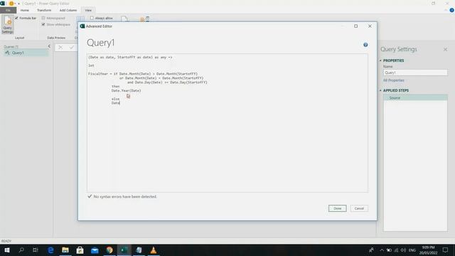 Power Query Fiscal Year Label Custom Function смотреть онлайн