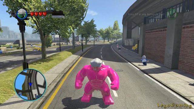 PINK STANLEE VS LIZARD VS RED HULK VS BIG HULK - LEGO Marvel Super Heroes Games