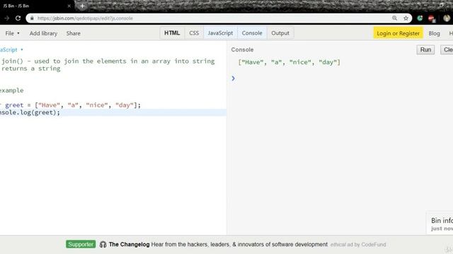 join() Array Method | JavaScript Tutorial - English