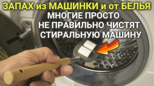 Запах из стиральной машины и от белья - МНОГИЕ ПРОСТО НЕ ПРАВИЛЬНО ЧИСТЯТ МАШИНКУ - ПОКАЗЫВАЮ!