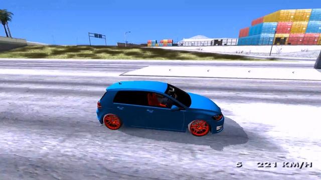 Volkswagen Golf 7 GTI/R SlowDesign Grand Theft Auto San Andreas Mod _REVIEW смотреть онлайн